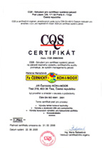 Certifikace CQS